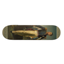 Portrait of French General Marquis de Lafayette Custom Skate Board