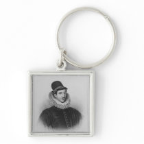 Portrait of Fulke Greville  1st Baron Brooke Key Chains