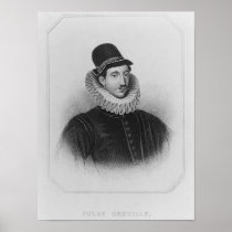 Portrait of Fulke Greville  1st Baron Brooke Poster