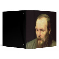 Portrait of Fyodor Dostoyevsky  1872 3 Ring Binder