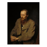 Portrait of Fyodor Dostoyevsky by Vasily Perov Post Cards