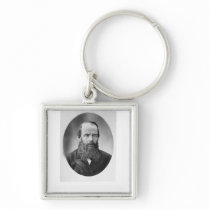 Portrait of Fyodor Mikhailovich Dostoyevsky Key Chain