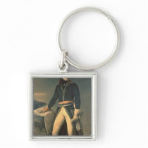 Portrait of General Louis-Lazare Hoche Keychains