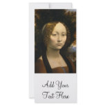 'Portrait of Genevra Benci' Rack Card Template
