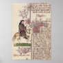 Portrait of Geoffrey Chaucer  facsimile from Poster