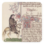 Portrait of Geoffrey Chaucer  facsimile from Square Stickers