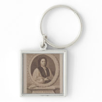 Portrait of George Berkeley  Bishop Key Chain