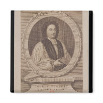Portrait of George Berkeley  Bishop Refrigerator Magnets