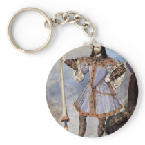 Portrait Of George Clifford Earl Of Cumberland Keychains