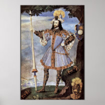 Portrait Of George Clifford Earl Of Cumberland Print