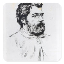 Portrait of Georges Bizet Stickers