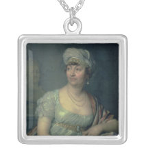 Portrait of Germaine de Stael , 1812 Necklaces
