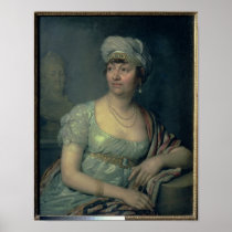 Portrait of Germaine de Stael , 1812 Posters