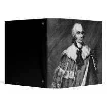 Portrait of Gilbert Eliot 3 Ring Binder