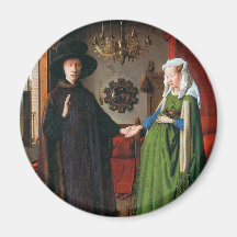 Portrait of Giovanni Arnolfini and His Wife Magnet