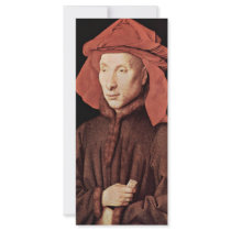 Portrait Of Giovanni Arnolfini By Eyck Jan Van (Be Custom Rack Cards