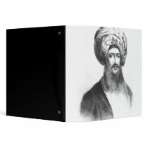 Portrait of Giovanni Battista Belzoni Vinyl Binders