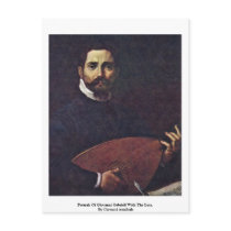Portrait Of Giovanni Gabrieli With The Lute Postcard