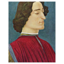 Portrait Of Giuliano De 'Medici By Botticelli Sand Flyer Design