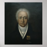 Portrait of Goethe, 1816 Print