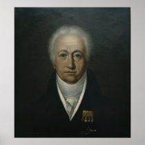 Portrait of Goethe, 1816 Print