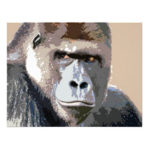 Portrait of Gorilla Custom Invite