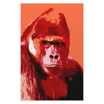Portrait of Gorilla stationery by hizli_art Portrait of Gorilla stationery
