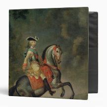 Portrait of Grand Duke Peter III Vinyl Binder