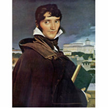 Portrait Of Granet By Ingres Jean Auguste Dominiqu Cut Out