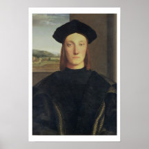 Portrait of Guidobaldo da Montefeltro, Duke of Urb Print