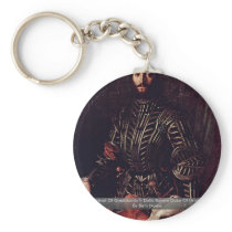 Portrait Of Guidobaldo Ii Della Rovere Keychain