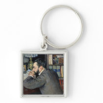 Portrait of Henri Cordier Key Chain