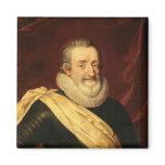 Portrait of Henri IV  King of France magnets
