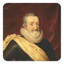 Portrait of Henri IV  King of France Stickers