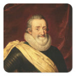 Portrait of Henri IV  King of France Stickers