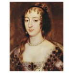 Portrait Of Henrietta Of France Queen Of England flyers