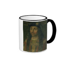 Portrait of Henry VII (1457-1509) (oil on panel) Mug