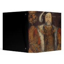 Portrait of Henry VIII Vinyl Binders