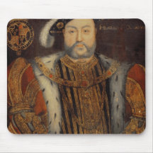 Portrait of Henry VIII Mouse Pads