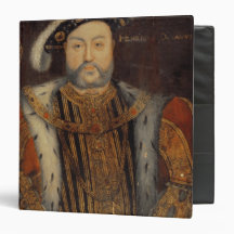 Portrait of Henry VIII Vinyl Binders
