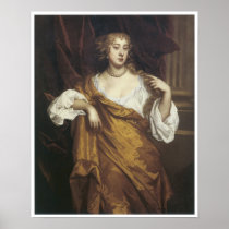 Portrait of Hon. Mary Wharton Poster