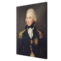 Portrait of Horatio Nelson , Viscount Nelson Canvas Print