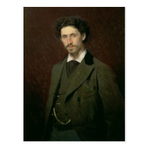 Portrait of Ilya Efimovich Repin, 1876 Postcards