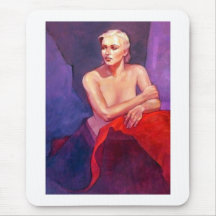 Portrait of Ingrid Mouse Pad