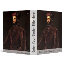 Portrait Of Ippolito De 'Medici. By Tizian 3 Ring Binders
