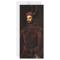 Portrait Of Ippolito De 'Medici. By Tizian Rack Card