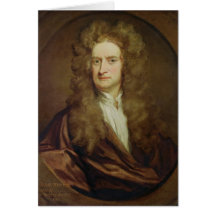 Portrait of Isaac Newton  1702 Cards