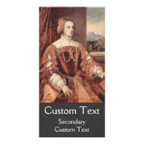 Portrait of Isabella of Portugal Customized Photo Card