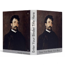 Portrait Of Italian Singer Angelo Masini By Serow Binder