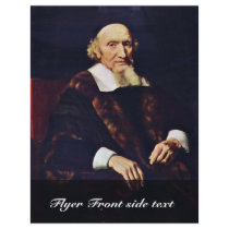 Portrait Of Jacob Trip By Maes Nicolaes Full Color Flyer